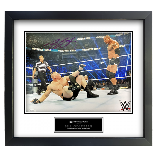 Bill Goldberg Signed Image 11×14 Framed display
