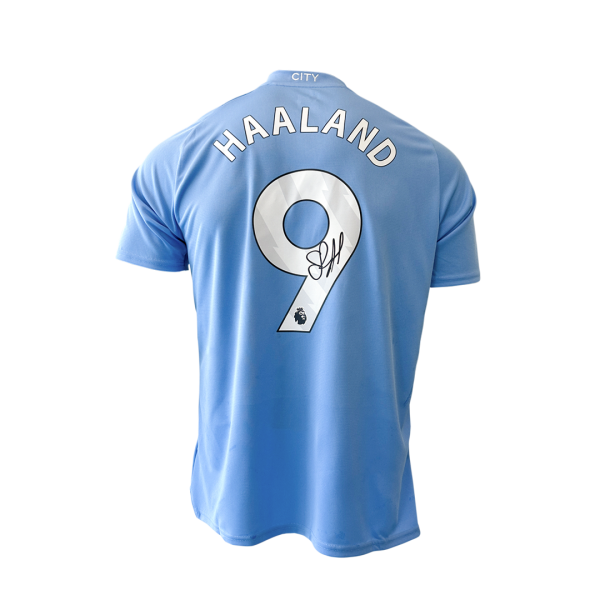 Erling Haaland Signed Manchester City 2023-24 Jersey