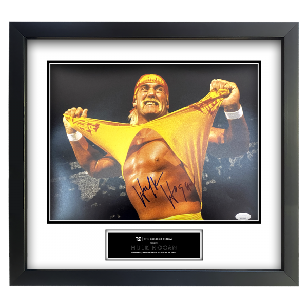 Hulk Hogan Signed Signature move Photo 11x14 Framed Display