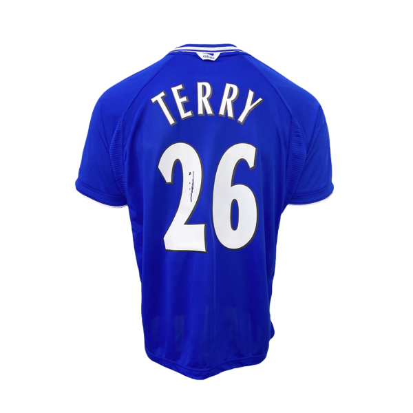 John Terry Back Signed Chelsea 1999-01 Home Jersey