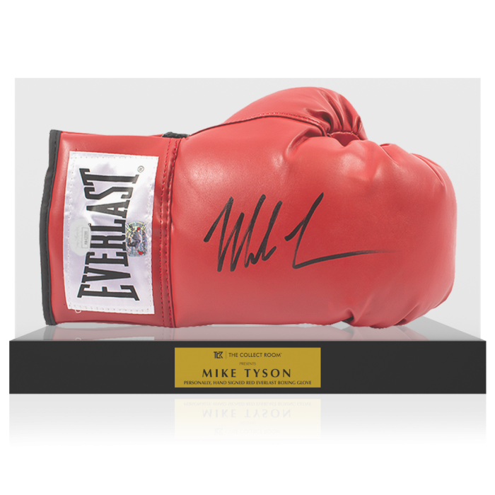 Mike Tyson Signed Red Everlast Glove